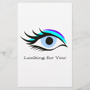 Blue eye  stationery