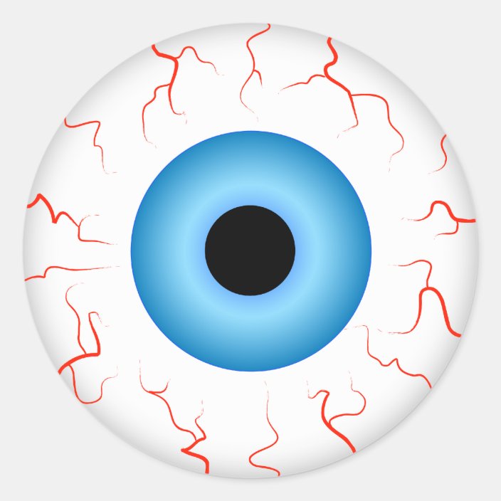 Blue Eye Sticker | Zazzle.com