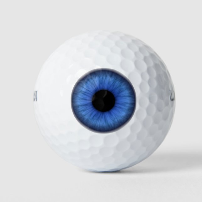Blue eye target focus golf balls (Front)