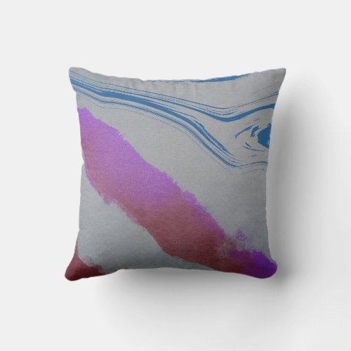 Blue Eye Throw Pillow