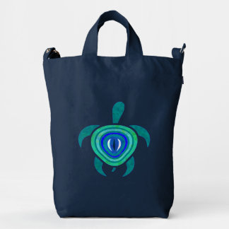 Blue Eye Turtle Duck Bag