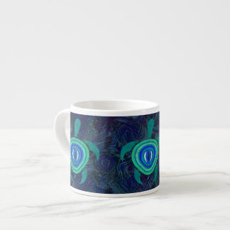 Blue Eye Turtle Espresso Mug