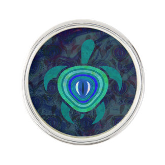 Blue Eye Turtle Lapel Pin
