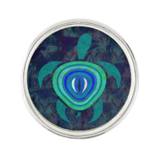 Blue Eye Turtle Lapel Pin