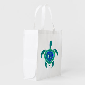 Blue Eye Turtle Market Tote