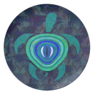 Blue Eye Turtle Plate