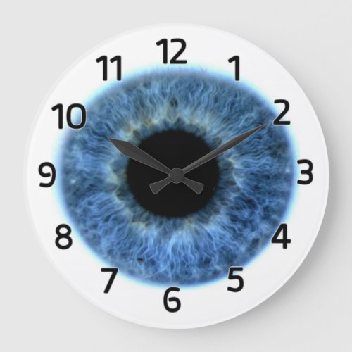 Blue Eye Wall Clock