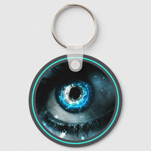 Blue Eye _ Your Portal to Serenity Keychain