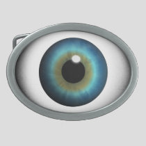Blue Eyeball Blue Eye Iris Cool Custom Belt Buckle