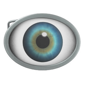 Blue Eyeball Blue Eye Iris Cool Custom Belt Buckle