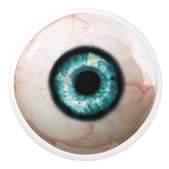 Blue Eyeball Drawer Pull (Front)