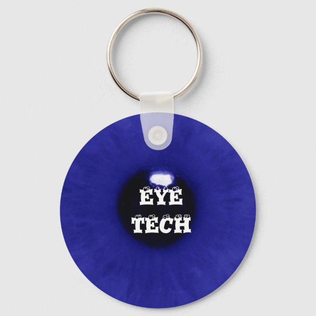 Blue Eyeball Key Chain (Front)