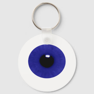 Blue Eyeball Keychain