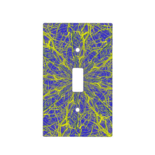 Blue Eyeball Maze Light Switch Cover
