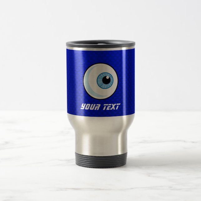 Blue Eyeball Travel Mug (Center)