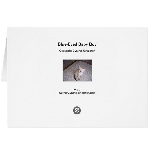 Blue-Eyed Baby Boy (Back Horizontal)