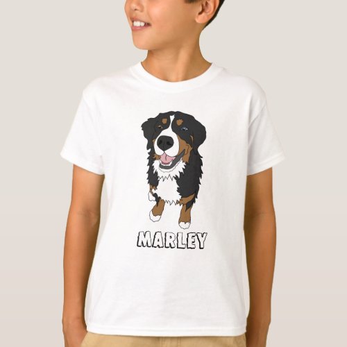 Blue Eyed Bernese Mountain Dog T_Shirt