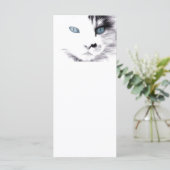 Blue Eyed Cat Bookmark (Standing Front)