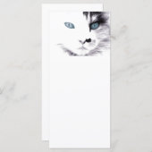 Blue Eyed Cat Bookmark (Front/Back)