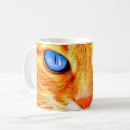 Blue-eyed Cat Coffee Mug