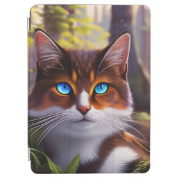 Blue Eyed Cat in the Woods  iPad Air Cover