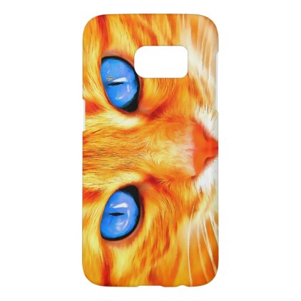 Blue-eyed Cat Samsung Galaxy S7 Case