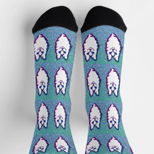 Blue-Eyed Cat Socks