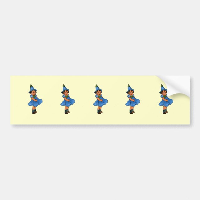 Blue-eyed Flax Bumper Sticker (Front)