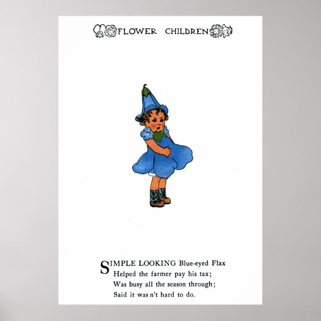 Blue-eyed Flax Poster (Front)