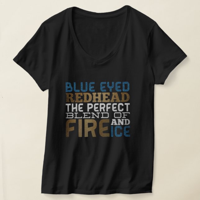 BLUE EYED REDHEAD T-Shirt (Laydown)