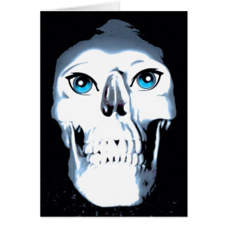 Blue Eyed Skull Cards