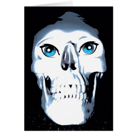 Blue Eyed Skull Cards (Front)