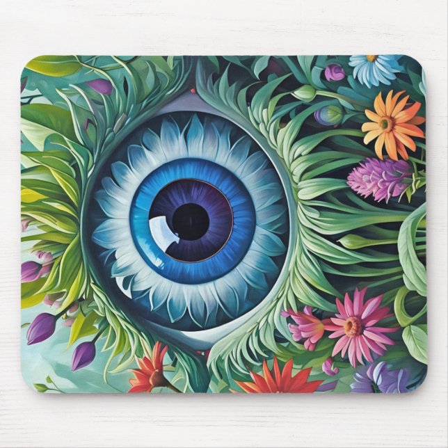 Blue Eyed Susan Mouse Pad (Front)