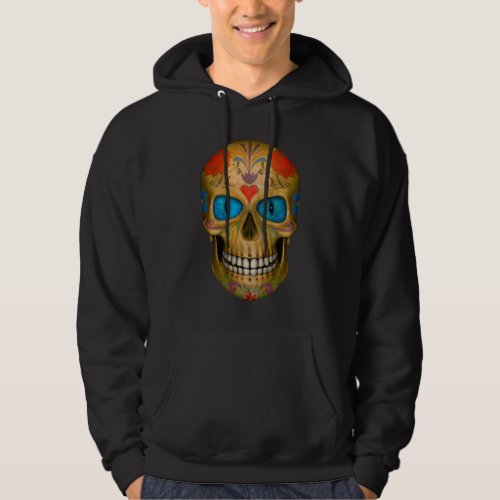 Blue  Eyed Undead  Zombie Skull T_Shirt Hoodie