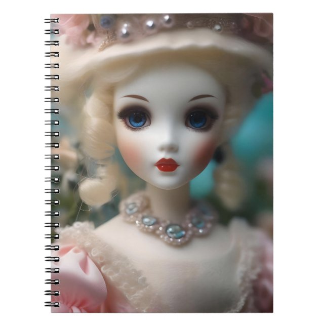 Blue Eyed Vintage Doll, Notebook (Front)