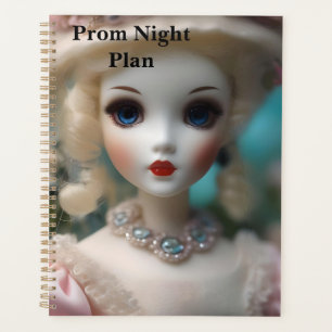 Blue Eyed Vintage Doll, Prom Night Planner