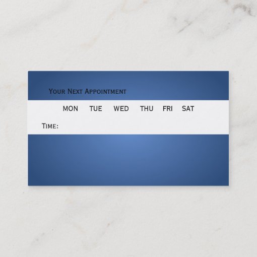 Blue Eyes and Glasses Appointment Card Zazzle