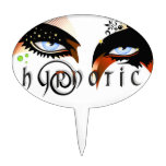 Blue Eyes Fashion Make Up Cake Topper