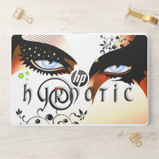 Blue Eyes Fashion Make Up HP Laptop Skin