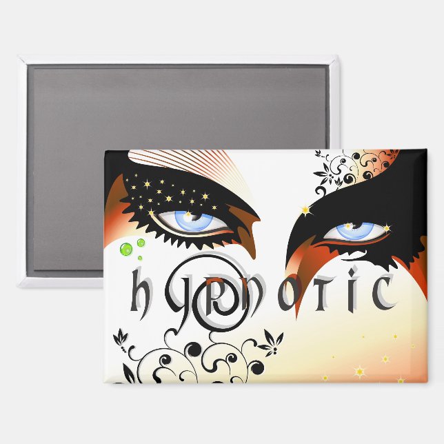 Blue Eyes Fashion Make Up Magnet (Front/Back)