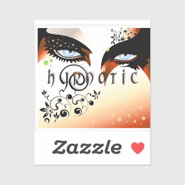 Blue Eyes Fashion Make Up Sticker (Sheet)