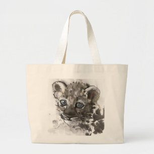 Blue Eyes Large Tote Bag