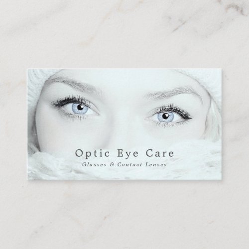 Blue Eyes Optician Technical Practitioner Business Card