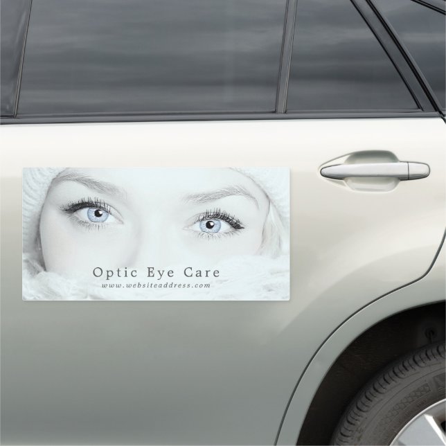 Blue Eyes, Optician, Technical Practitioner Car Magnet (In Situ)