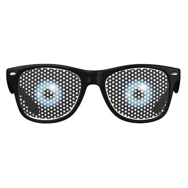 Blue Eyes Party Sunglasses (Front)