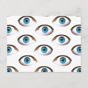blue eyes postcard