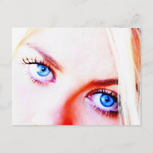 blue eyes postcard (Front)