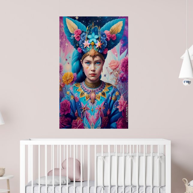 Blue eyes princess poster (Nursery 2)