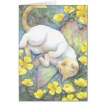 Blue Eyes - Siamese Fairy Cat Art Card