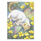 Blue Eyes - Siamese Fairy Cat Art Card (Front)